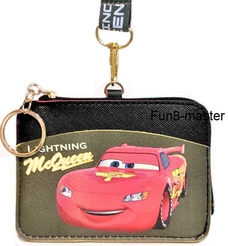 Pixar Car Lightning Mcqueen Wallet Coin Purse Card Holder Case