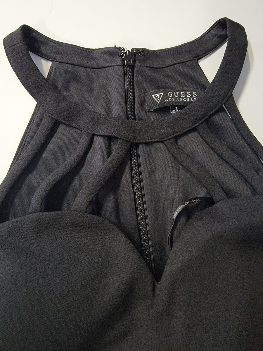 guess los angeles black dress Guess Clothing Los Angeles Women's Black Dress Cut Out Size 2 NWT