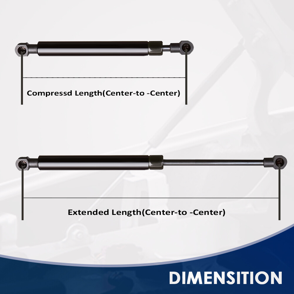 A-Premium Front Hood Lift Supports For Dodge Challenger 2008-2021 – Pair (Left & Right)
