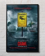 Crawl 2019 Movie Poster 24"x36" Glossy Unframed 19032