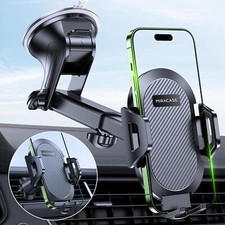 3 in 1 Car Phone Holder Car Cell Phone Holder for Dashboard Windshield and Air