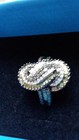 Genuine GREEN & WHITE DIAMONDS Diamond Ring SIZE 7 — photo 10