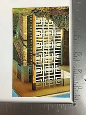 Vintage Postcard Unposted Dorian International Sculp-Stone Panels Long Island NY