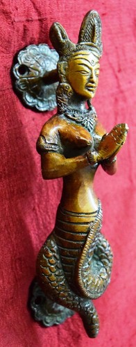 Mermaid Handle Vipers Tail Snake Women Shape Handmade Finish Pull Door Dec GM54 - Picture 6 of 8