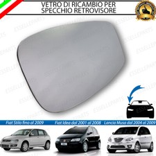 SPECCHIETTO FIAT STILO IDEA LANCIA MUSA VETRO SPECCHIO RETROVISORE DESTRO