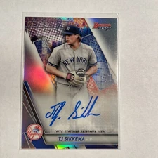 2019 Bowmans Best TJ Sikkema Auto #B19-TJ Kansas City Royals