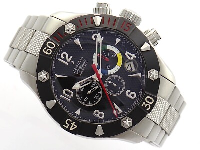 HERRENUHR ZENITH DEFY CLASSIC AERO EL PRIMERO 46MM STAHL AUTOMATIC 03.0526.4000