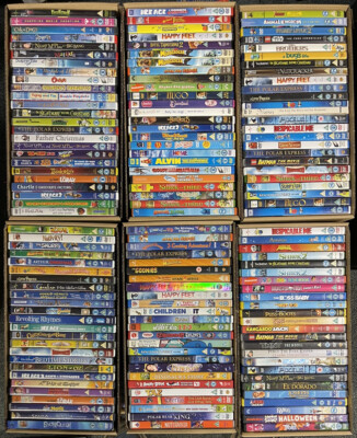 20x Children's DVD Job Lot Bundle Kids Disney, Pixar, BBC Etc (min