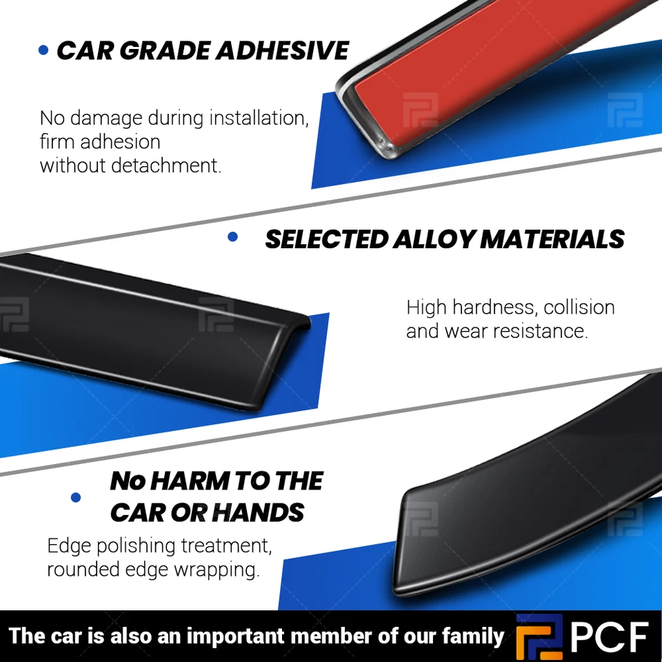 Black Window Full Complete Around Cover Trim for LEXUS RX350 RX450H 2016-2021 - Image 4 of 4