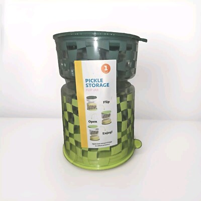 Pickle Flip Jar/Pickle Keeper. Great For Olives, Celery And Pickles! | eBay