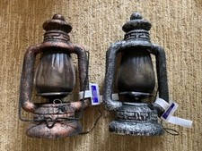 Two Halloween light up lanterns lantern decorations New with tags