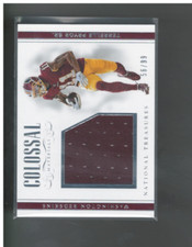 A7956- 2017 Panini National Treasures Colossal Materials #34 Terrelle Pryor /99