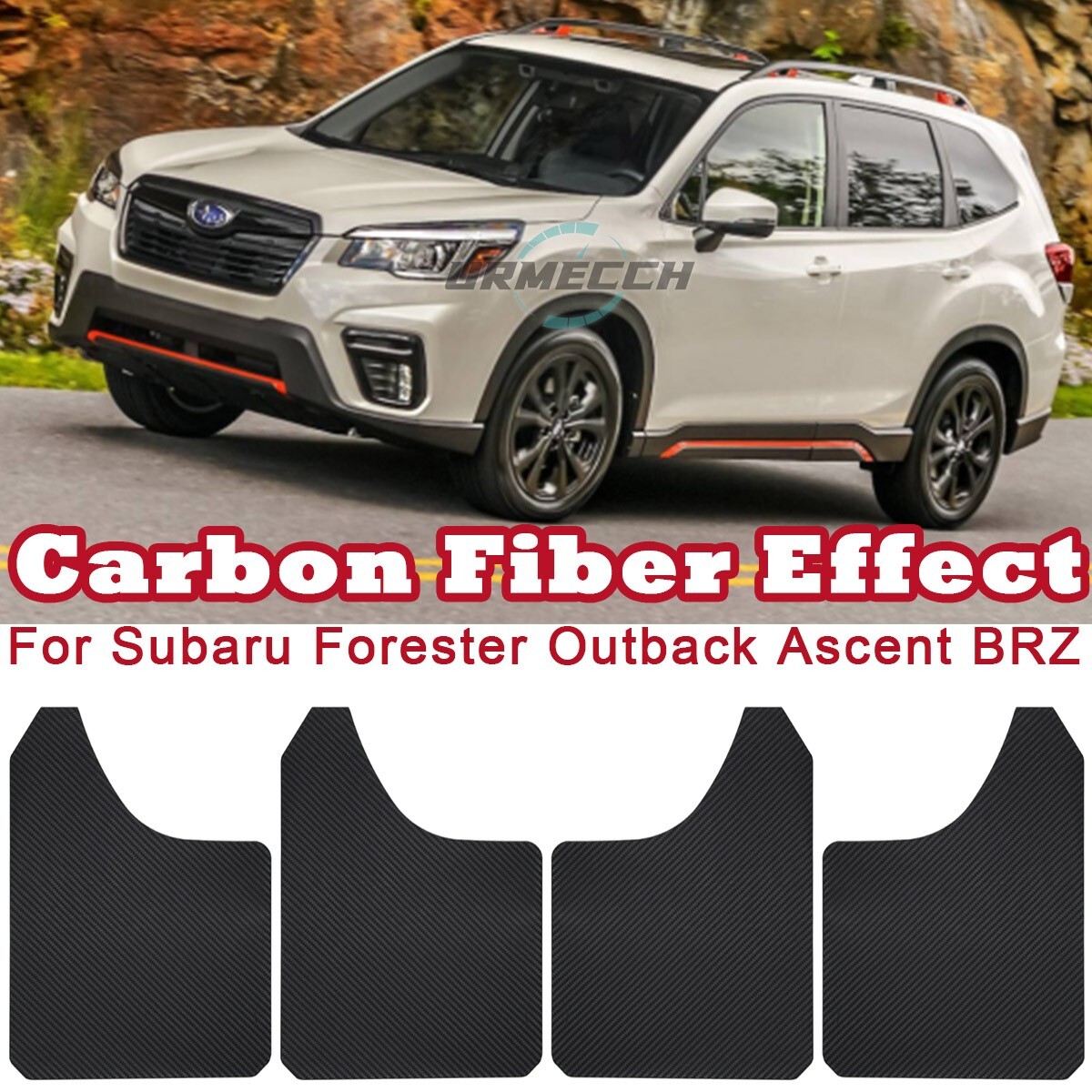 Mud Flaps Splash Guards Mudflap Mudguards For Subaru Forester Outback Ascent BRZ-image