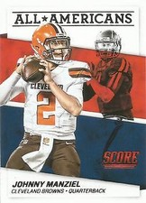 2016 Score #11 Johnny Manziel All-Americans NM
