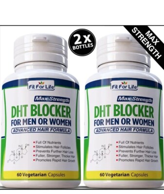 #1 DHT BLOCKER HERBAL HAIR FAST GROWTH PILLS PREVENT ANTI LOSS STIMULATE FULLER