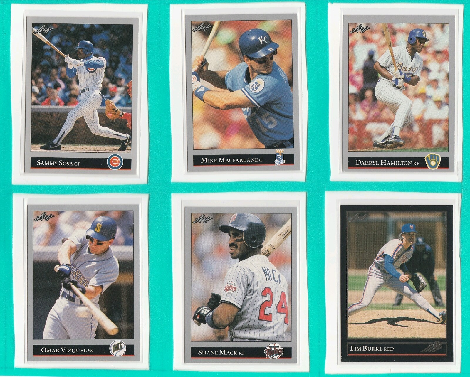 1992 Leaf Shane Mack #82