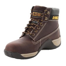 DeWalt Apprentice Mens Safety Boots Brown 8 UK (42 EU) - BOX DAMAGE