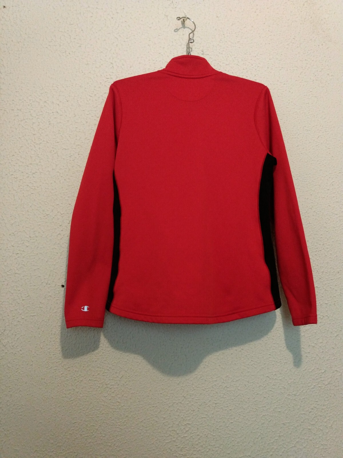Champion Double Dry Zip Red Black Lined Pockets Short Jacket size M image 5