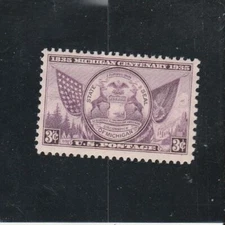Scott # 775  US  Michigan  M/NH  O/G 