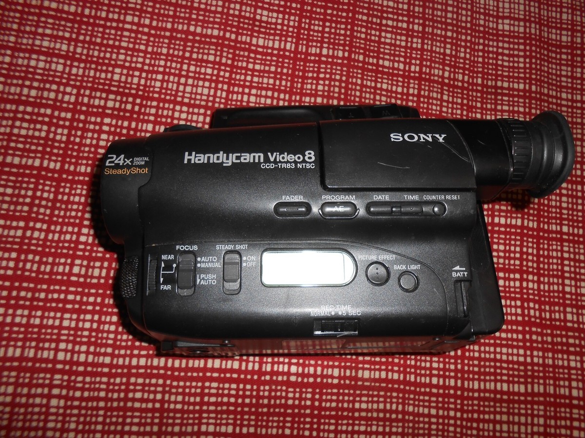 Sony CCD-TR83 NTSC Handycam Video8 Camcorder Camera | eBay