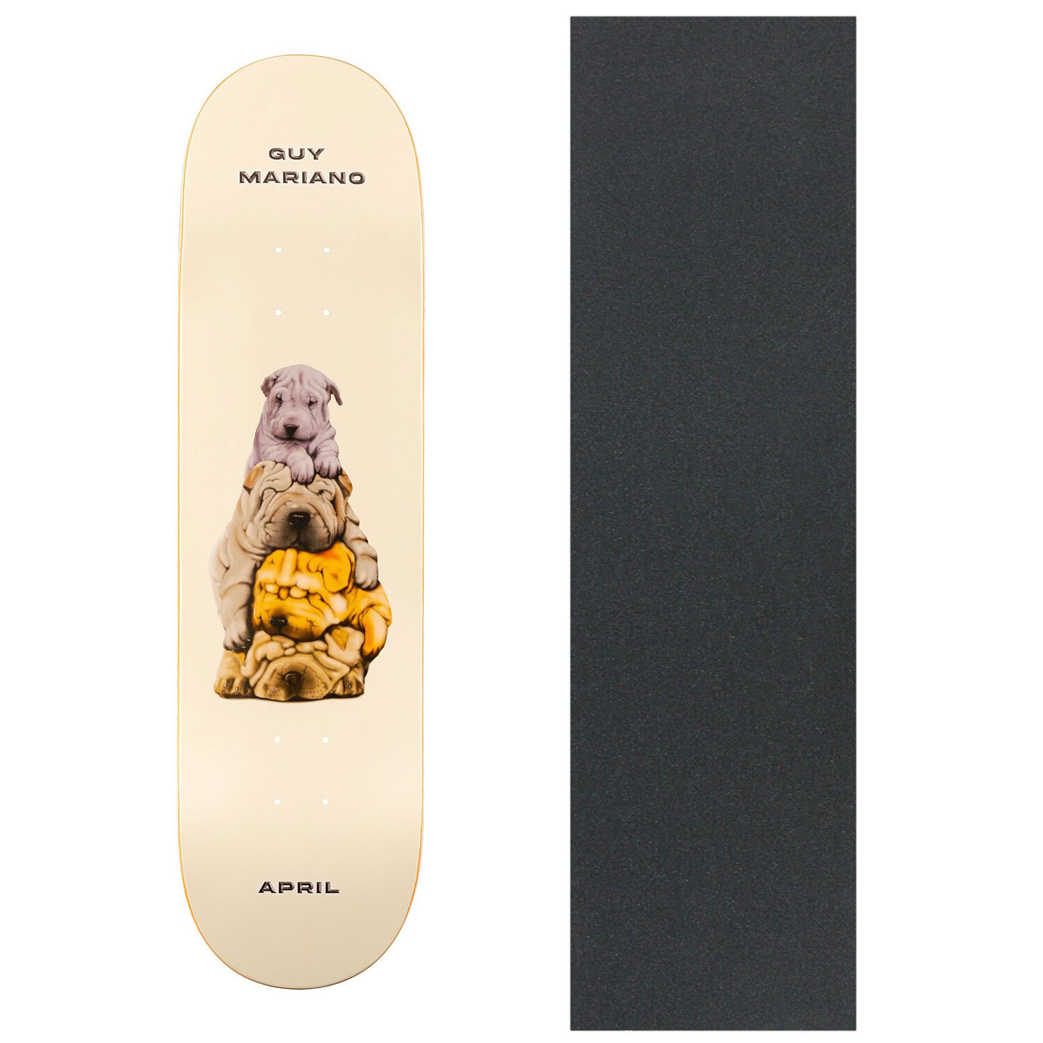 April Skateboard Deck Guy Mariano The Dogs Multi 8.38