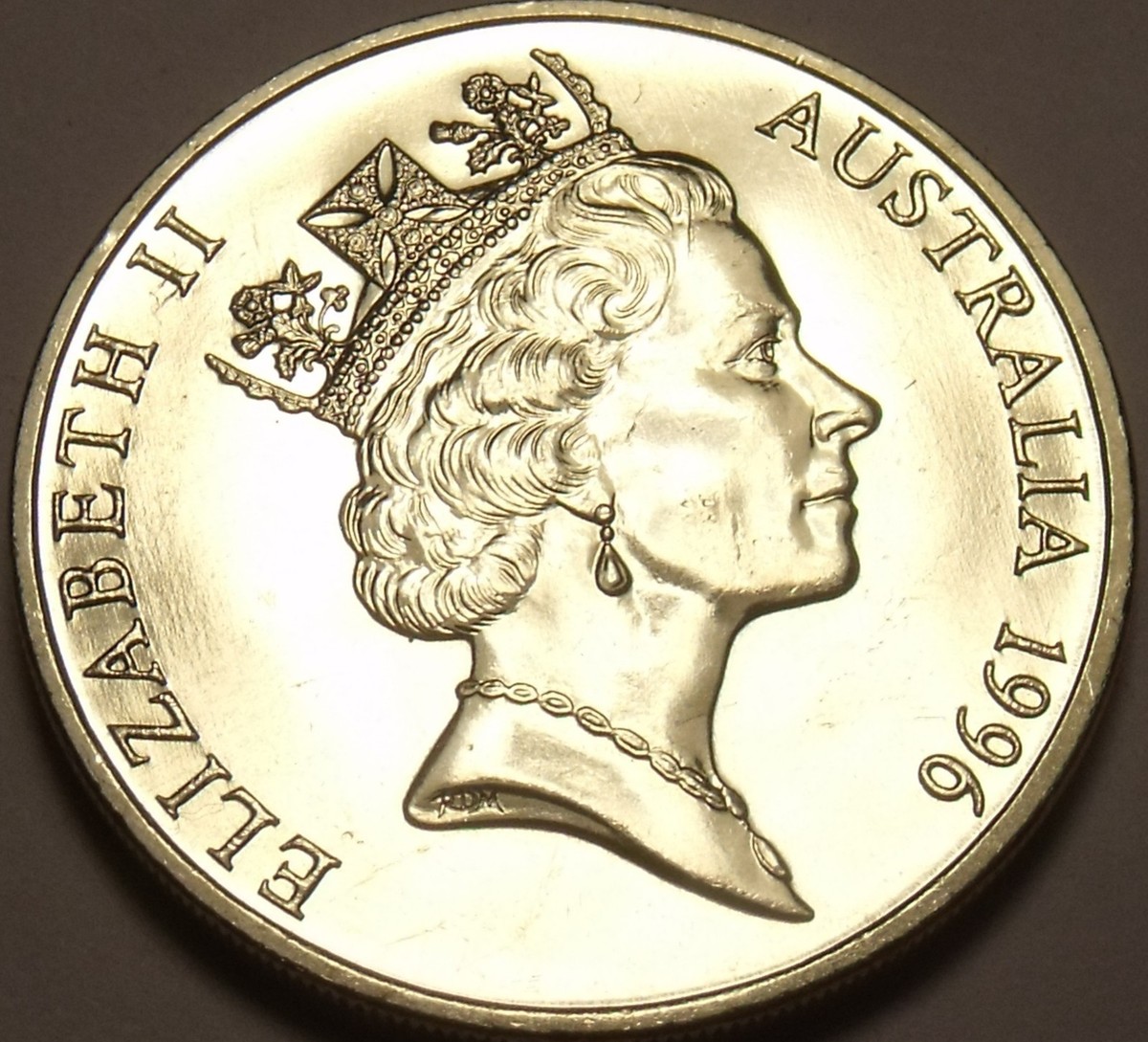 Unc Australia 1996 20 Cents~Duckbill Platypus~Elizabeth II~Free