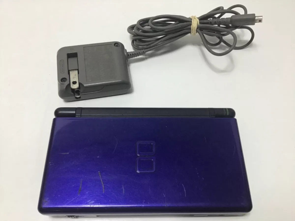 Cobalt Blue Nintendo DS Lite USG-001 w/ Cord Works Cobalt Blue Nintendo DS Lite USG-001 w/ Cord Works