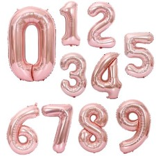 16" Foil Number Balloons letter Air Cheap Birthday Age Party Wedding Anniversary