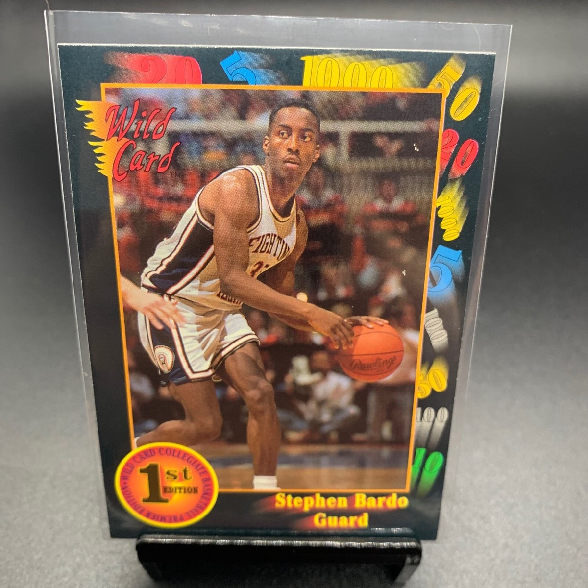 wild card first edition basketball 1992 Wild Card Collegiate 1st Edition Basketball Card *Pick Your Card*