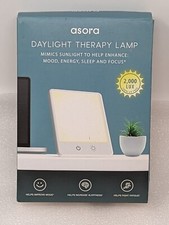 Asora Daylight Therapy Lamp 2000 LUX Light With Timer Enhance Mood