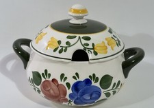 Villeroy & Boch Bauernblume Porzellan Terrine Handmalerei Blumenmuster HLF3