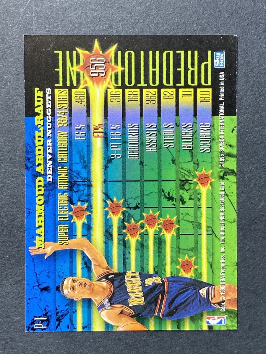 1994-95 NBA Hoops Power Predator Mahmoud Abdul-Rauf #P-1 - Denver