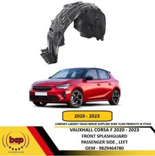 VAUXHALL CORSA F 2020 – 2023 FRONT SPLASHGUARD INNER WHEEL ARCH  PASSENGER SIDE