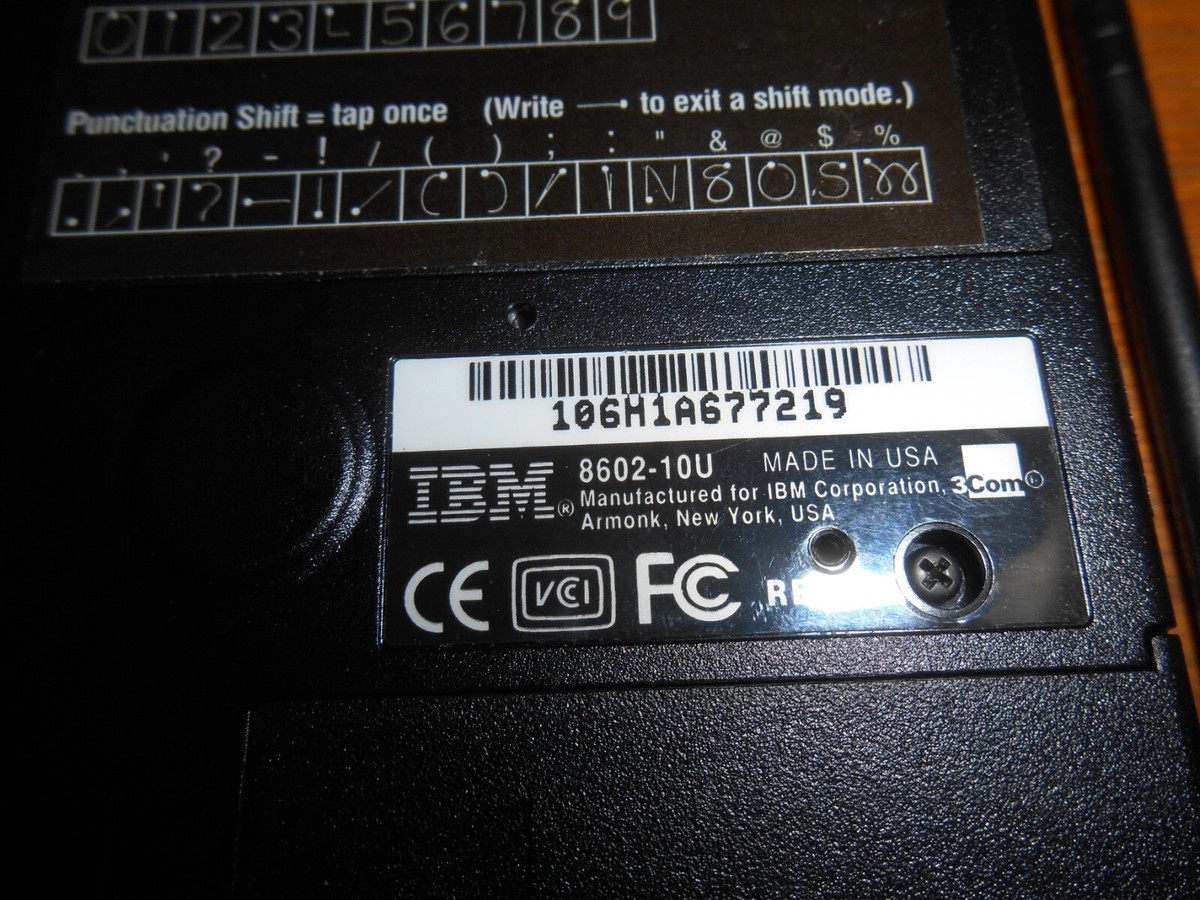 RARE IBM WorkPad Gen 1 8602-10U PDA with Case Tested USA MADE | eBay