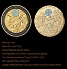 MILITARY SNIPER, YOU CAN RUN, BUT YOU'LL ONLY DIE TIRED, CHALLENGE COIN, GOLD — photo 1