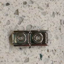 Nomination Classic Link Silber Kreis CZ