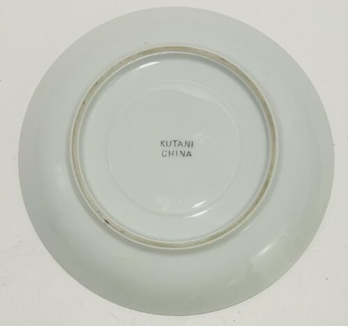 Set vintage di 2 tazze da caffè e piattini KUTANI FINE CHINA HAYASI JAPAN - Foto 6 di 6