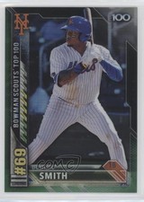 2016 Bowman Scouts' Top 100 Green Refractor 32/99 Dominic Smith #BTP-69 4pn