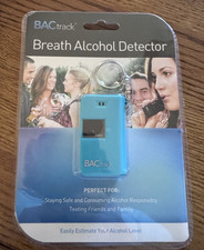 BACtrack Keychain Breathalyzer Portable BAC Alcohol Tester Blue Sealed
