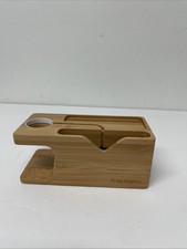 Spigen S370 Bamboo Apple Watch/ iPhone Charging Dock Station Stand Device Holder