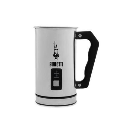 BIALETTI Electric Milk Frother for Espresso, Latte, Macchiato - Stainless Steel