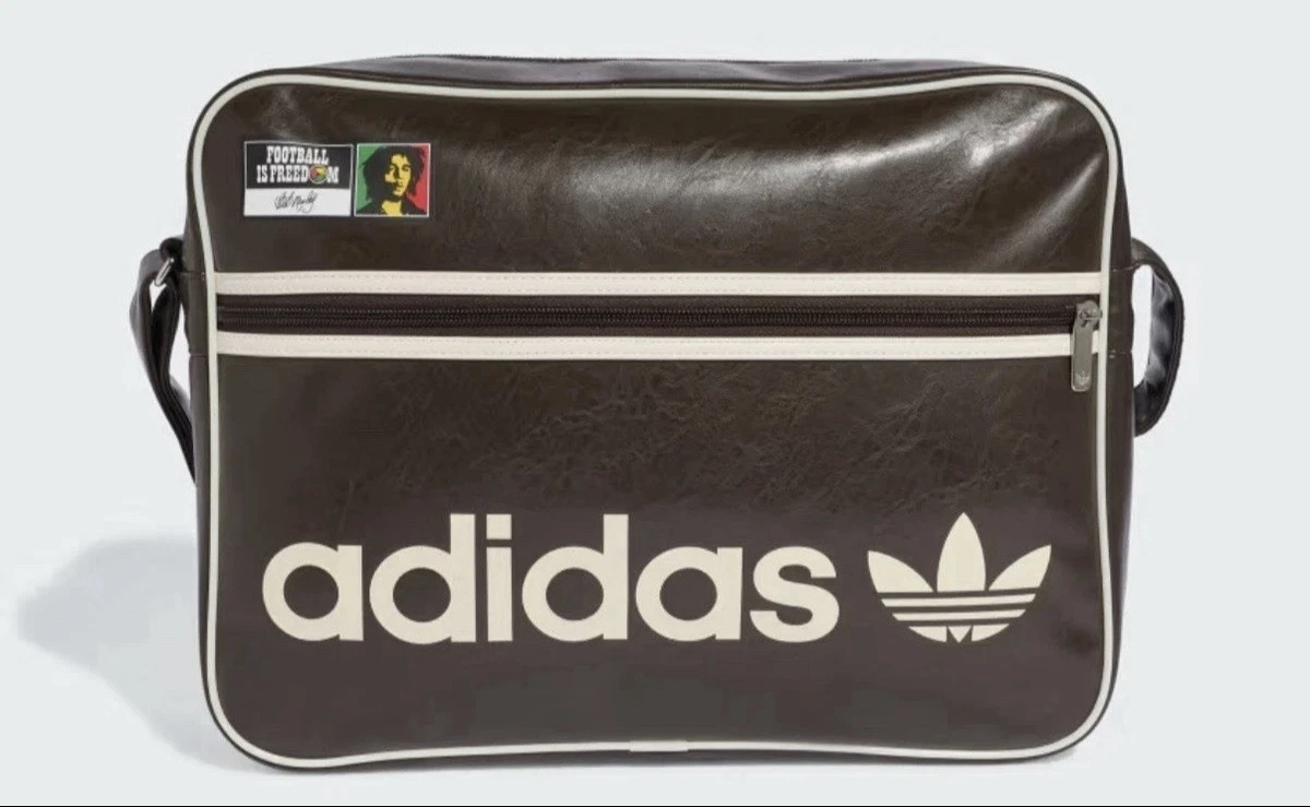 Preços baixos em Bolsas de mensageiro de couro Adidas para Homens