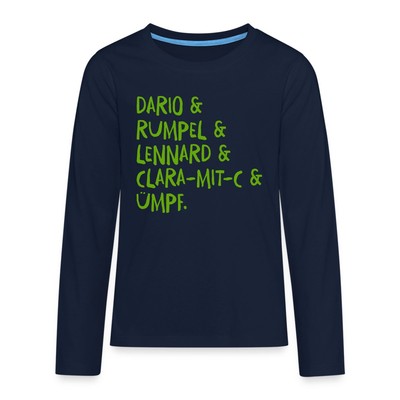 KoboldKroniken Charaktere Dario & Rumpel & Ümpf Teenager Langarmshirt