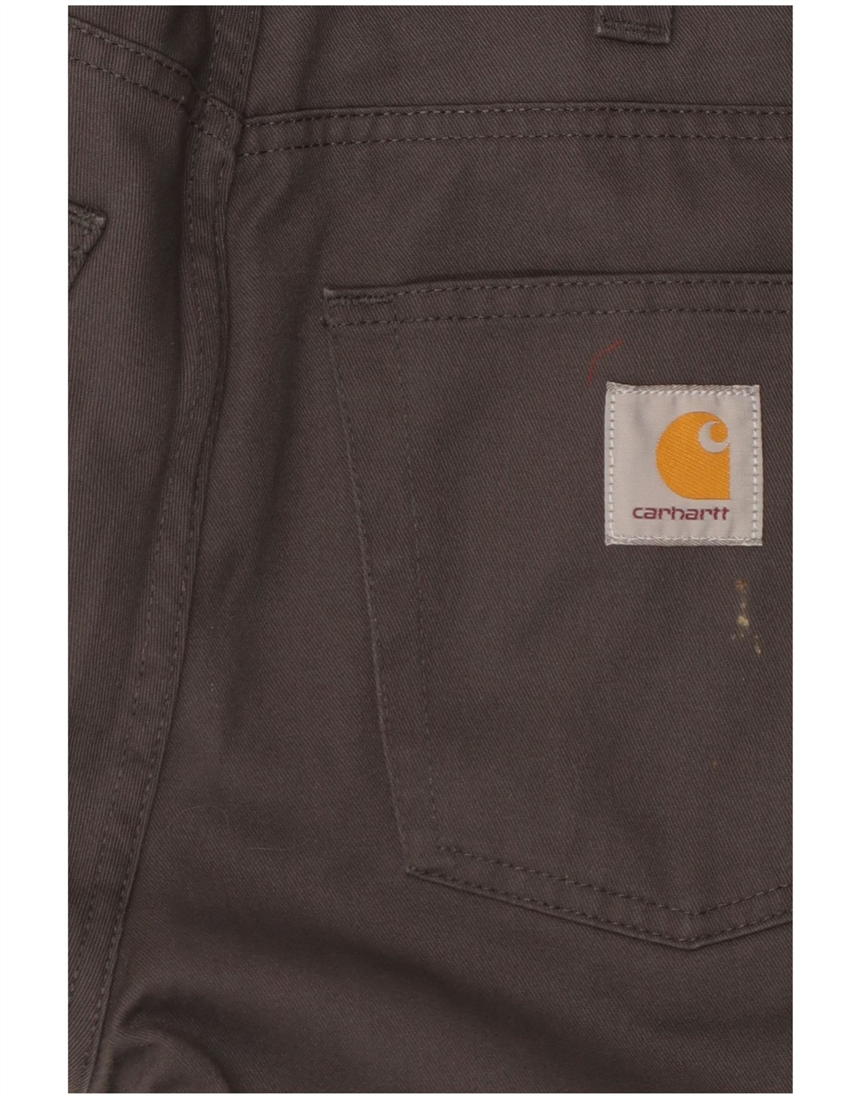 Carhartt Mens Straight Casual Trousers W34 L28 Grey AA22 thumbnail 3