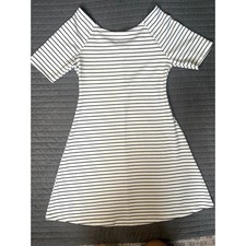 Zara Trafaluc Stripped Dress Size M
