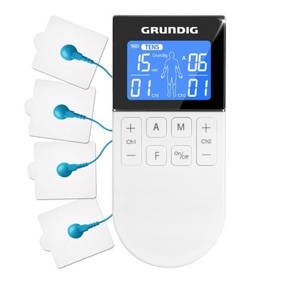 TENS Gerät Schmerztherapie Reizstromgerät EMS Tensgerät Elektrotherapie GRUNDIG 
