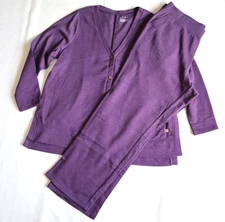 LIVI Lane Bryant Women's French Terry 2 Pc Pant Lounge Outfit Set size 18/20