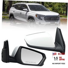 Passenger Side Mirror Compatible with 2018-2024 Chevy Equinox GMC R-5Pins White
