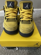 Jordan Air Jordan 4 Retro Lightning 2021 Yellow Men's Sneakers CT8527-700