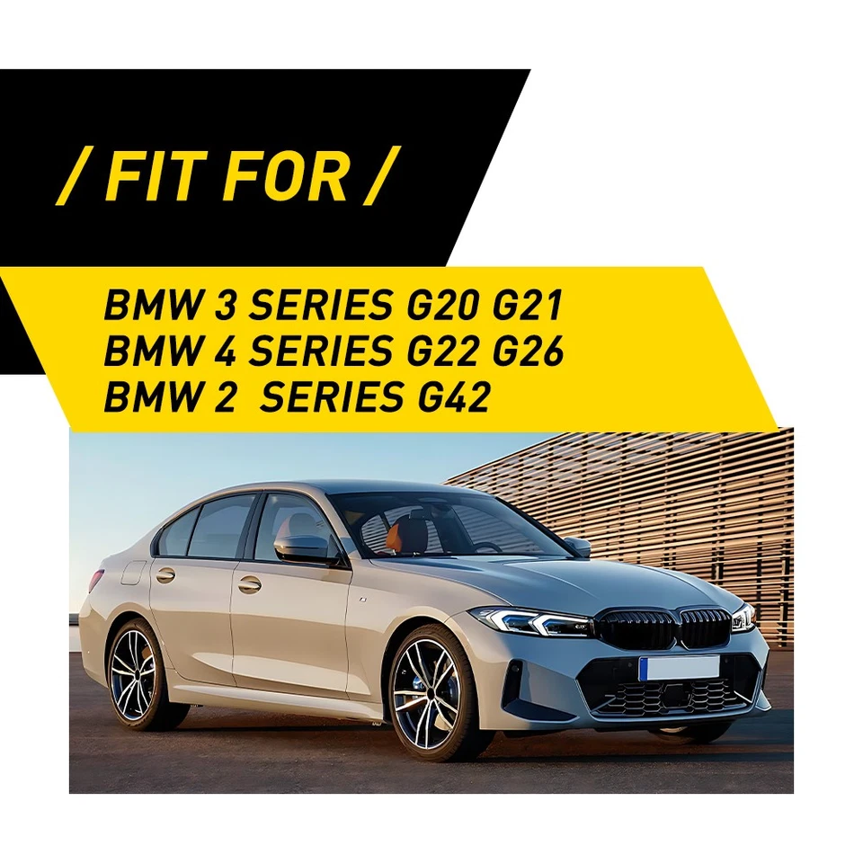 Cubierta interior de tablero de consola de carbono para BMW G20 G22 320i M340i M440i 2020-22 Foto 4 de 4